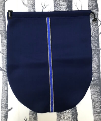 housse de casque équitation bleu marine