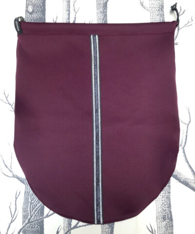 housse de casque équitation bordeaux