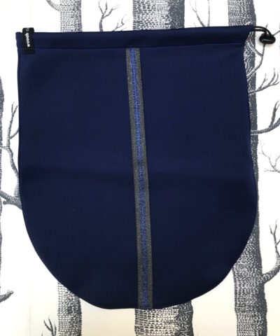 housse de protection pour casque d’équitation bleu marine