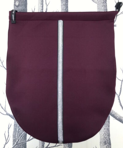 housse de protection pour casque d équitation bordeaux