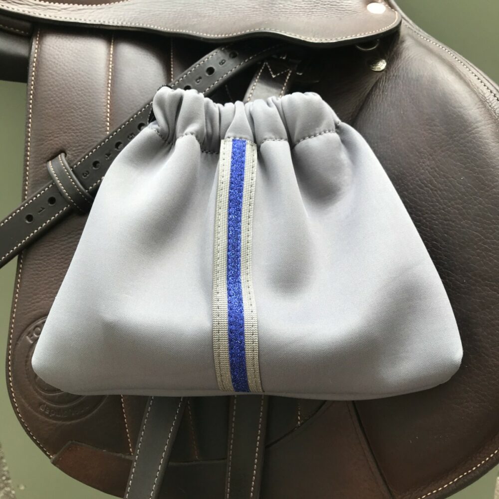 pochons d'étriers gris
