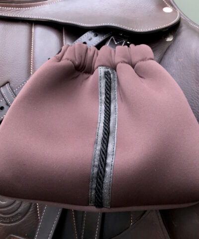 pochons d'étriers marron