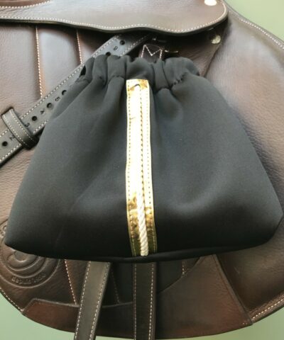 pochons d'étriers noirs