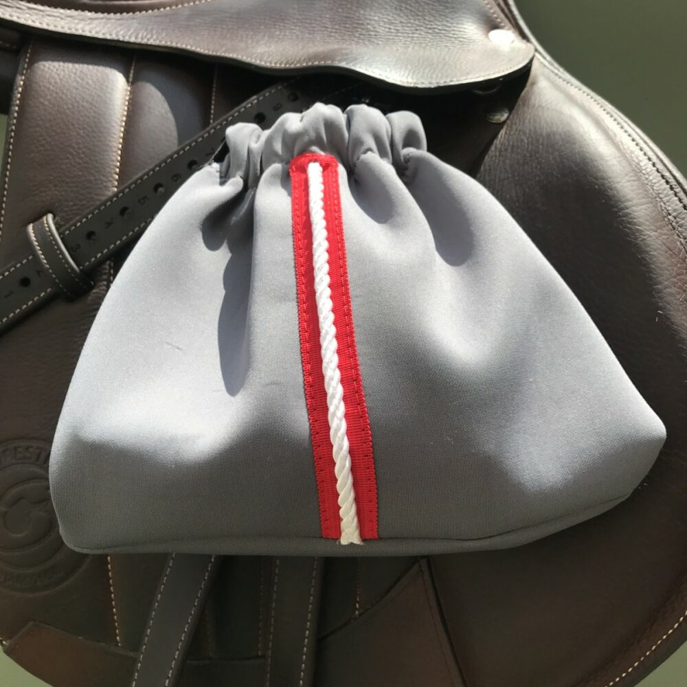 pochons pour étriers gris